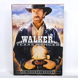 Walker Texas Ranger Season 4 DVD Chuck Norris 7-Disc Box Set Action TV Series